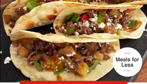 Beef and Pineapple Tacos Meals for Less 
