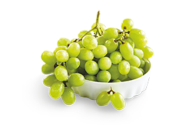 Autumncrisp green grapes or Cherry Crush red grapes