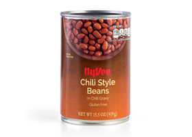 Hy-Vee chili style or kidney beans