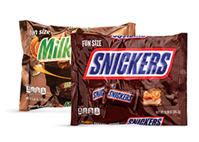 Fun Size Mars Wrigley Halloween candy