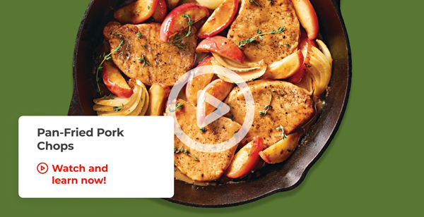 Pan-Fried Pork Chops. Watch and learn now!