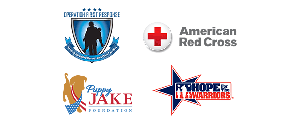 Operation First Response, American Red Cross, Puppy Jake Foundation, Hope for the Warriors