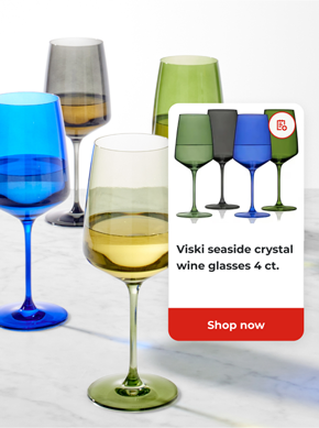 Viski seaside crystal wine glasses 4 ct. Shop now