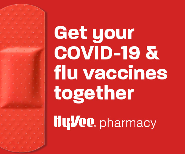 Get your COVID-19 & flu vaccines together. Hy-Vee pharmacy.