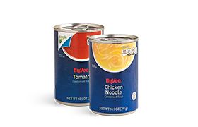 Hy-Vee tomato or chicken noodle soup