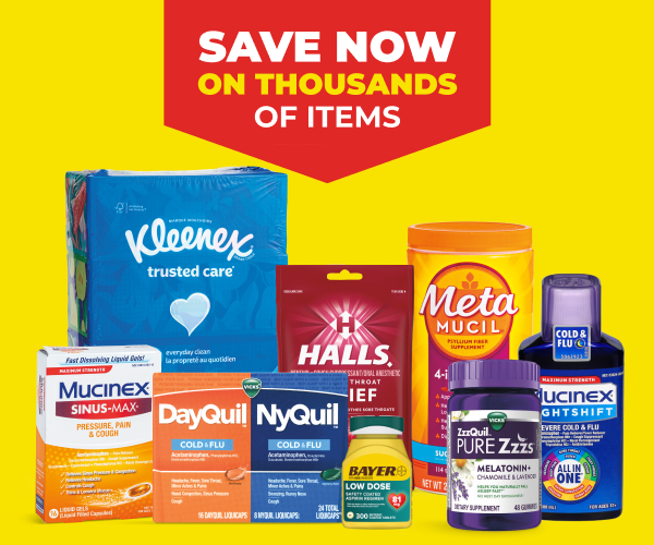 Save now on thousands of items